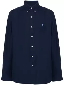 Polo Ralph Lauren рубашка с логотипом Polo Pony, синий