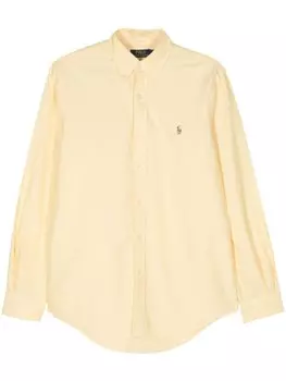 Polo Ralph Lauren рубашка с логотипом Polo Pony, желтый