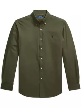 Polo Ralph Lauren рубашка с логотипом, зеленый