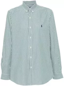 Polo Ralph Lauren рубашка с мотивом пони Polo, зеленый