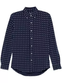 Polo Ralph Lauren рубашка с принтом, синий