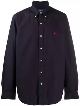 Polo Ralph Lauren рубашка с воротником на пуговицах, синий