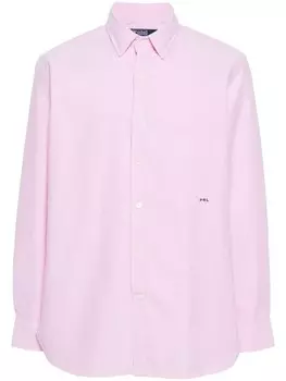 Polo Ralph Lauren рубашка с вышитым логотипом, розовый