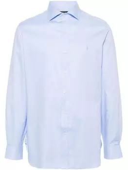 Polo Ralph Lauren рубашка с вышивкой Polo Pony, синий