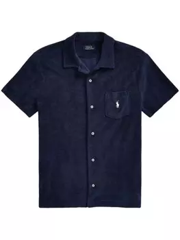 Polo Ralph Lauren рубашка с вышивкой Polo Pony, синий