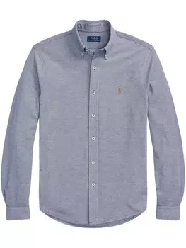 Polo Ralph Lauren рубашка с вышивкой Polo Pony, синий