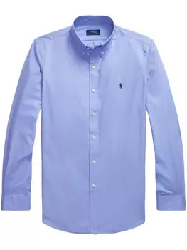 Polo Ralph Lauren рубашка с вышивкой Polo Pony, синий