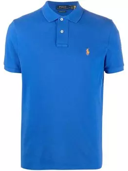 Polo Ralph Lauren рубашка с вышивкой Polo Pony, синий