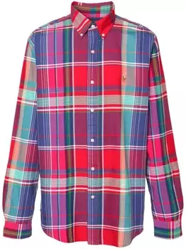 Polo Ralph Lauren рубашка с вышивкой Polo Pony, красный