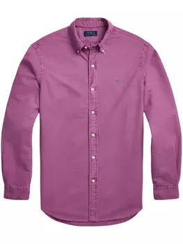 Polo Ralph Lauren рубашка с вышивкой Polo Pony, розовый