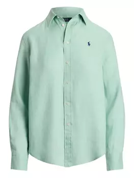Polo Ralph Lauren рубашка с вышивкой Polo Pony, зеленый