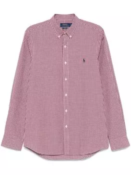 Polo Ralph Lauren рубашка в клетку гингем, красный