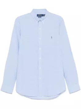 Polo Ralph Lauren рубашка в клетку гингем, синий