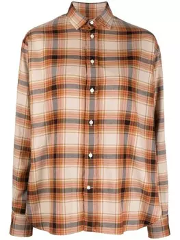 Polo Ralph Lauren рубашка в клетку, коричневый