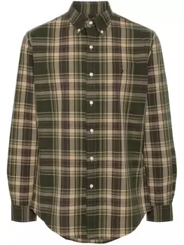 Polo Ralph Lauren рубашка в клетку Polo Pony, зеленый