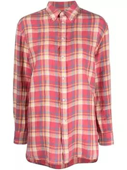 Polo Ralph Lauren рубашка в клетку, розовый