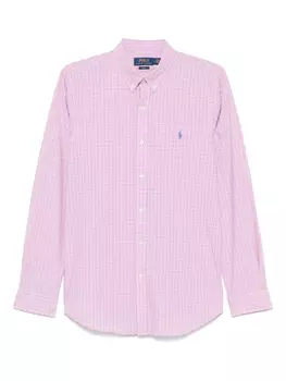 Polo Ralph Lauren рубашка в клетку, розовый