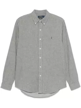 Polo Ralph Lauren рубашка в клетку, серый
