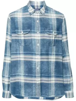 Polo Ralph Lauren рубашка в клетку, синий