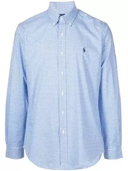 Polo Ralph Lauren рубашка в клетку, синий