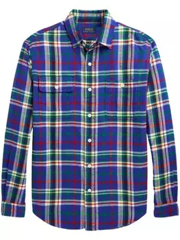 Polo Ralph Lauren рубашка в клетку, синий