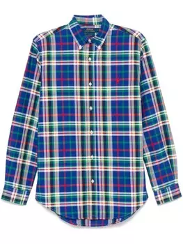 Polo Ralph Lauren рубашка в клетку, синий