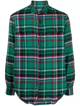 Polo Ralph Lauren рубашка в клетку, зеленый