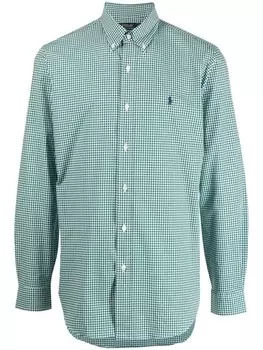 Polo Ralph Lauren рубашка в клетку, зеленый