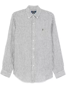 Polo Ralph Lauren рубашка в полоску, зеленый