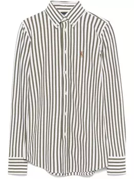 Polo Ralph Lauren рубашка в полоску, зеленый