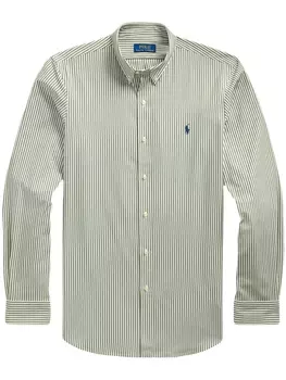Polo Ralph Lauren рубашка в полоску, зеленый
