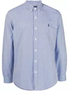 Polo Ralph Lauren рубашка в тонкую полоску, синий