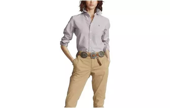 Polo Ralph Lauren Рубашка женская виноградно-фиолетовая