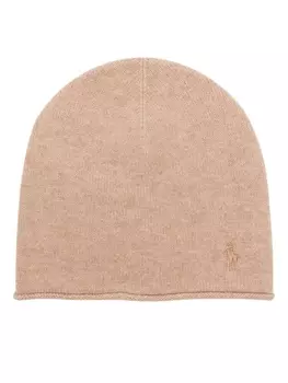 Polo Ralph Lauren шапка бини Polo Pony, коричневый