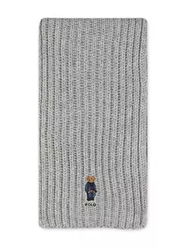 Polo Ralph Lauren шарф Polo Bear, серый