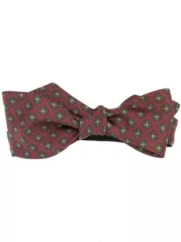 Polo Ralph Lauren шелковый галстук-бабочка с цветочным принтом, красный