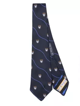 Polo Ralph Lauren шелковый галстук Club в полоску, синий