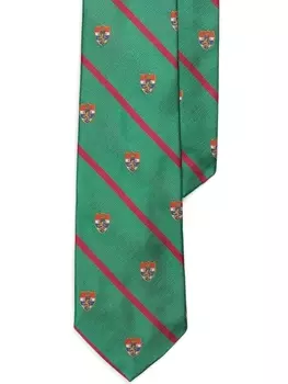 Polo Ralph Lauren шелковый галстук Club, зеленый