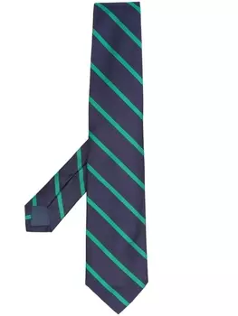 Polo Ralph Lauren шелковый галстук в диагональную полоску, синий