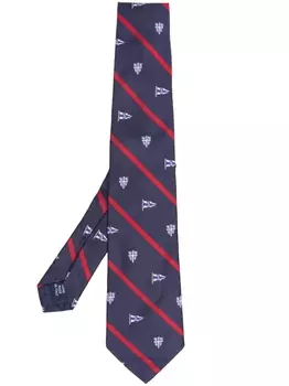 Polo Ralph Lauren шелковый галстук в полоску, синий
