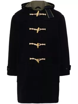 Polo Ralph Lauren шерстяной дафлкот с капюшоном, синий