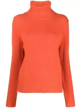 Polo Ralph Lauren шерстяной джемпер с высоким воротником, оранжевый