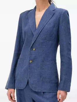Polo Ralph Lauren шерстяной однобортный пиджак, синий