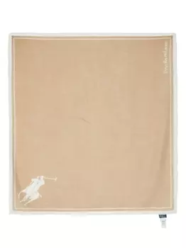 Polo Ralph Lauren шерстяной шарф Polo Pony, нейтральный цвет