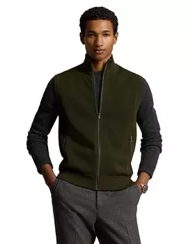 Polo Ralph Lauren Шерстяной жилет на молнии, зеленый
