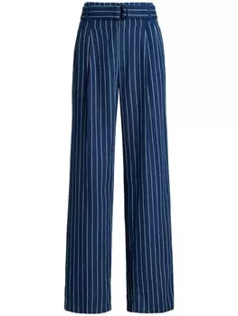 Polo Ralph Lauren широкие джинсы Evan в полоску, синий