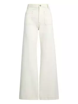 Polo Ralph Lauren широкие джинсы с завышенной талией, белый