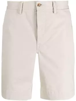 Polo Ralph Lauren шорты Bedford с вышивкой Polo Pony, нейтральный цвет