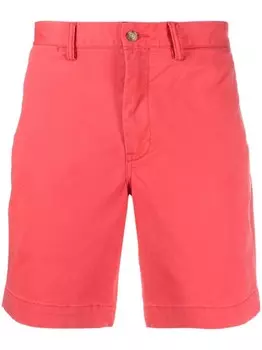Polo Ralph Lauren шорты чинос с вышивкой Polo Pony, красный