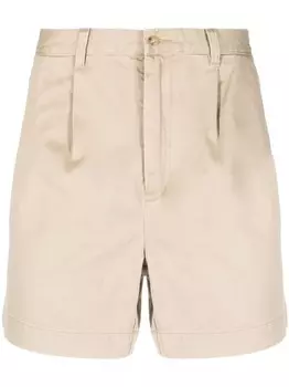 Polo Ralph Lauren шорты Cormac со складками, нейтральный цвет